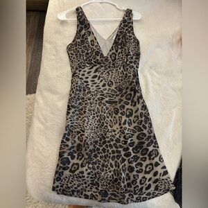 Cheetah mini dress